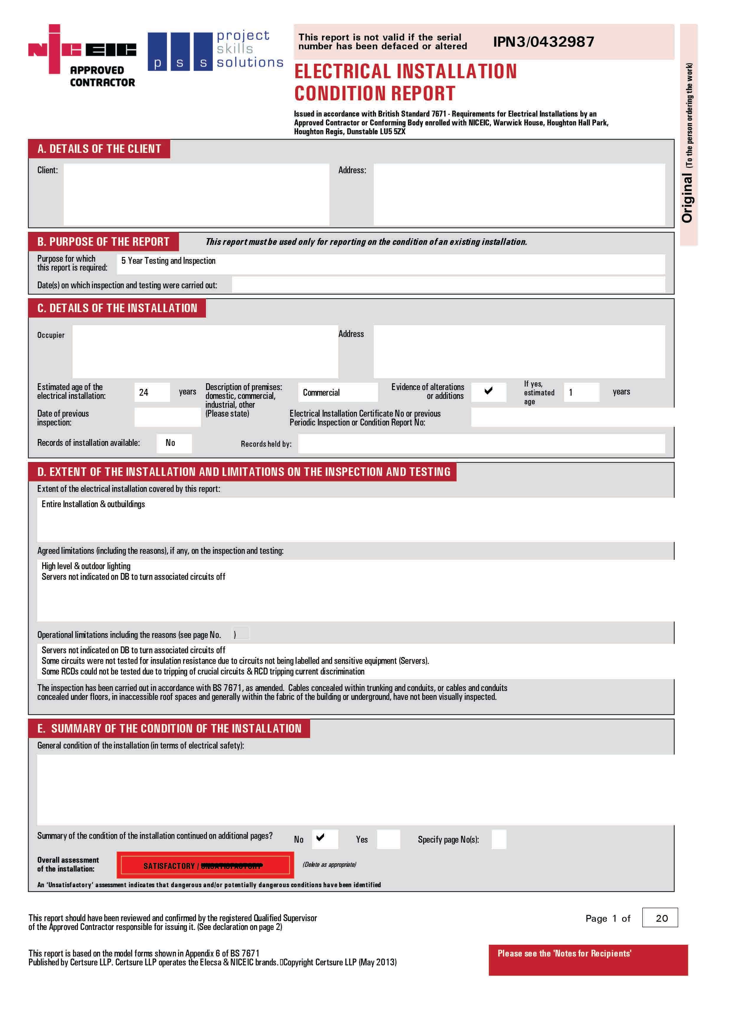 eicr report